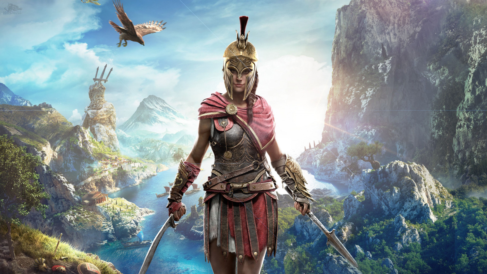 Kassandra in Assassin s Creed wallpaper 1600x900