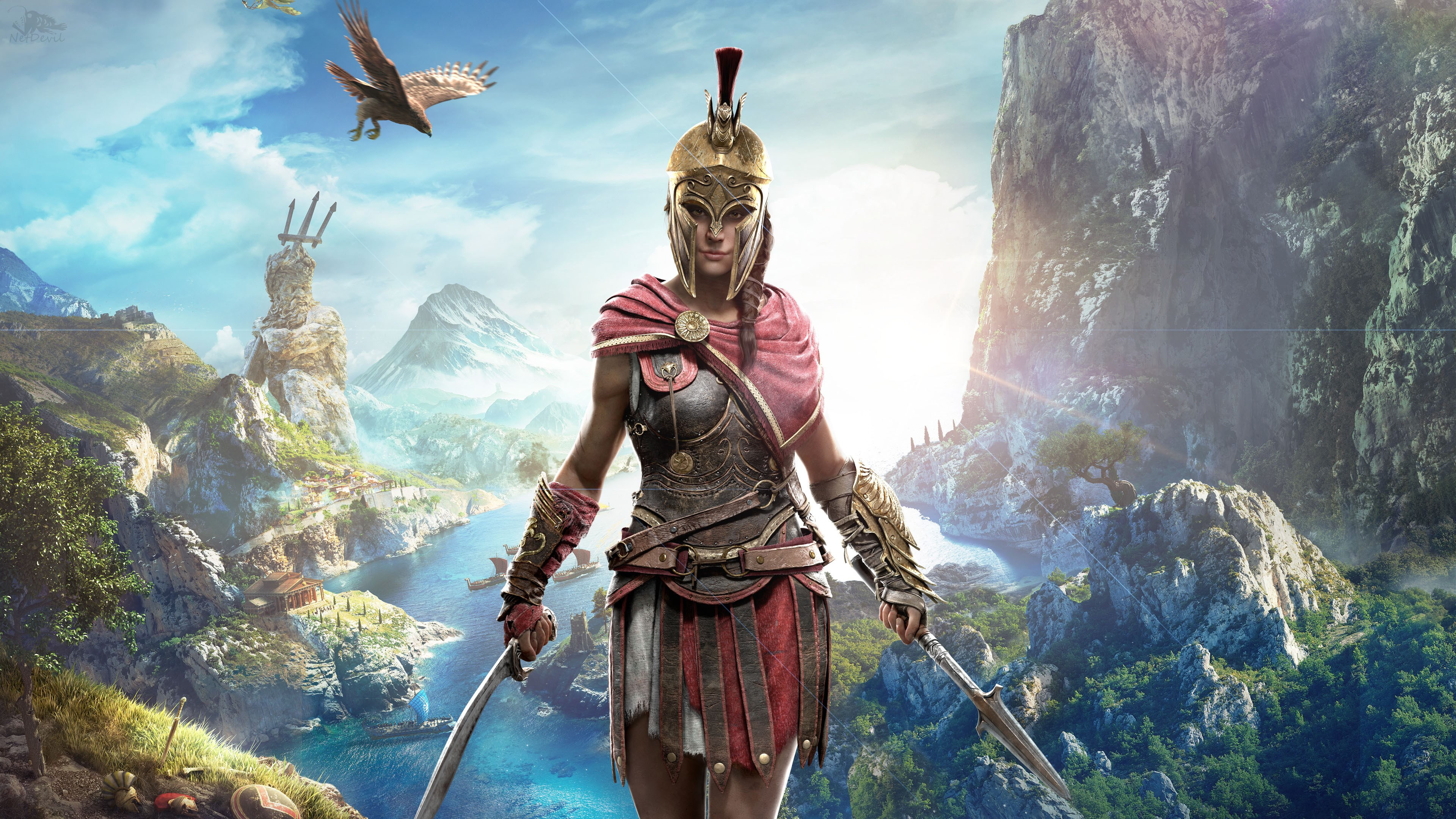 Kassandra in Assassin s Creed wallpaper 3840x2160