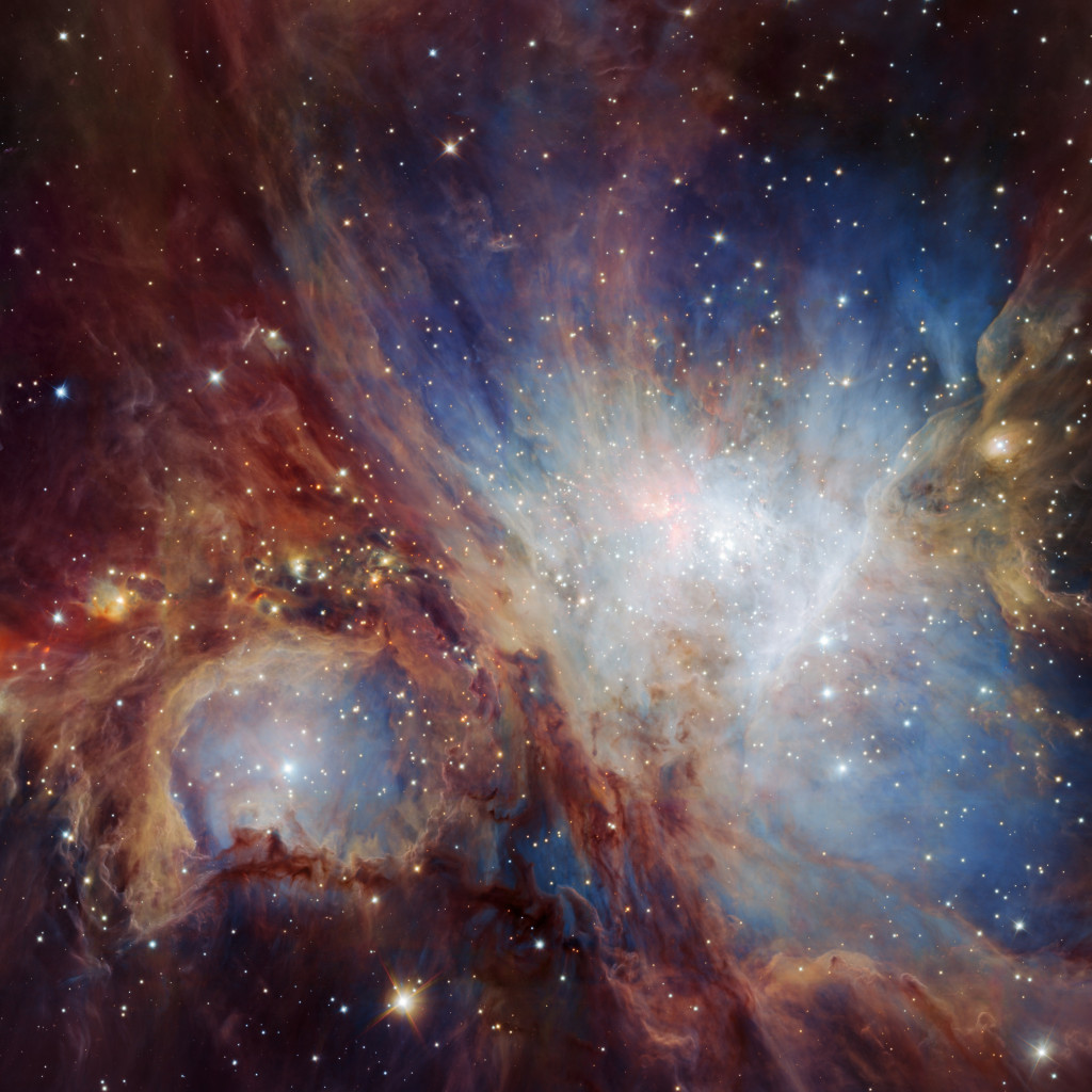 Infrared view of the Orion Nebula wallpaper 1024x1024