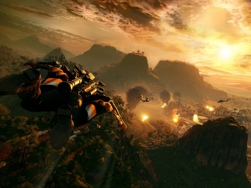 Just Cause 4 gameplay wallpaper 1024x768