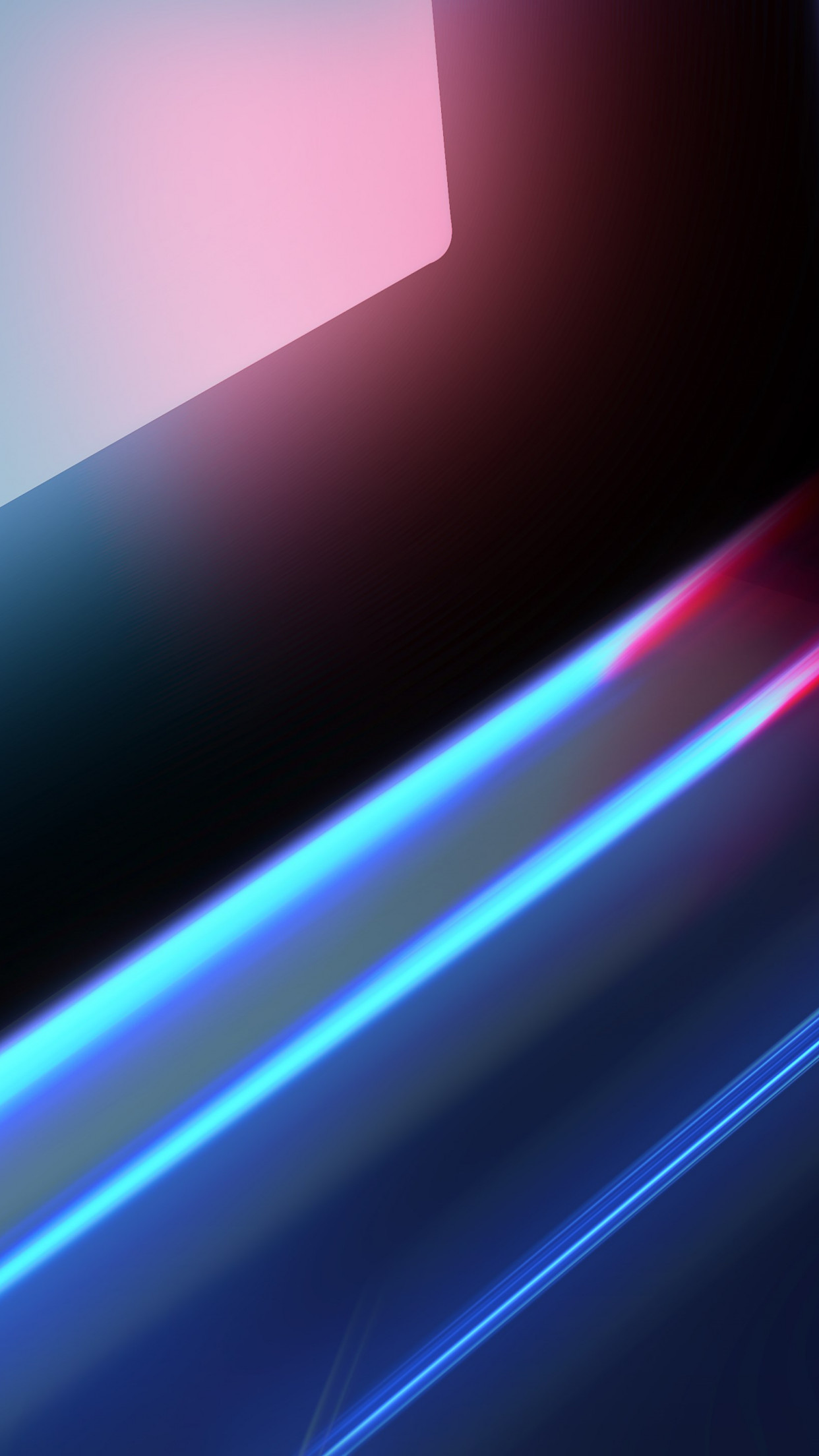 Abstract blue red lights wallpaper 1242x2208
