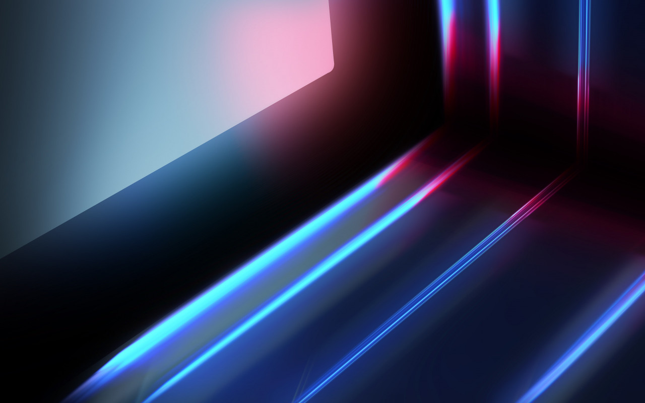 Abstract blue red lights wallpaper 1280x800