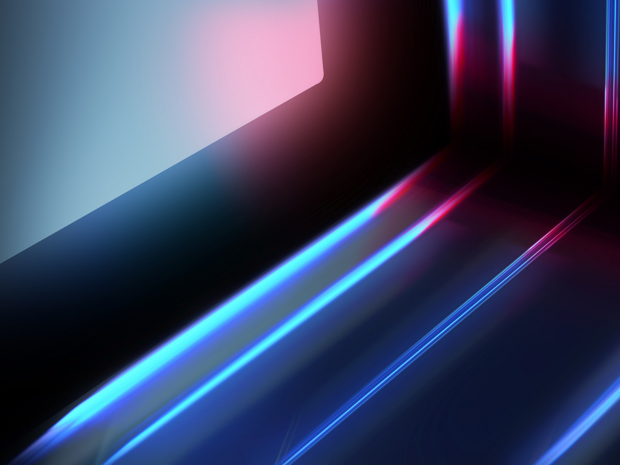 Abstract blue red lights wallpaper 1280x960