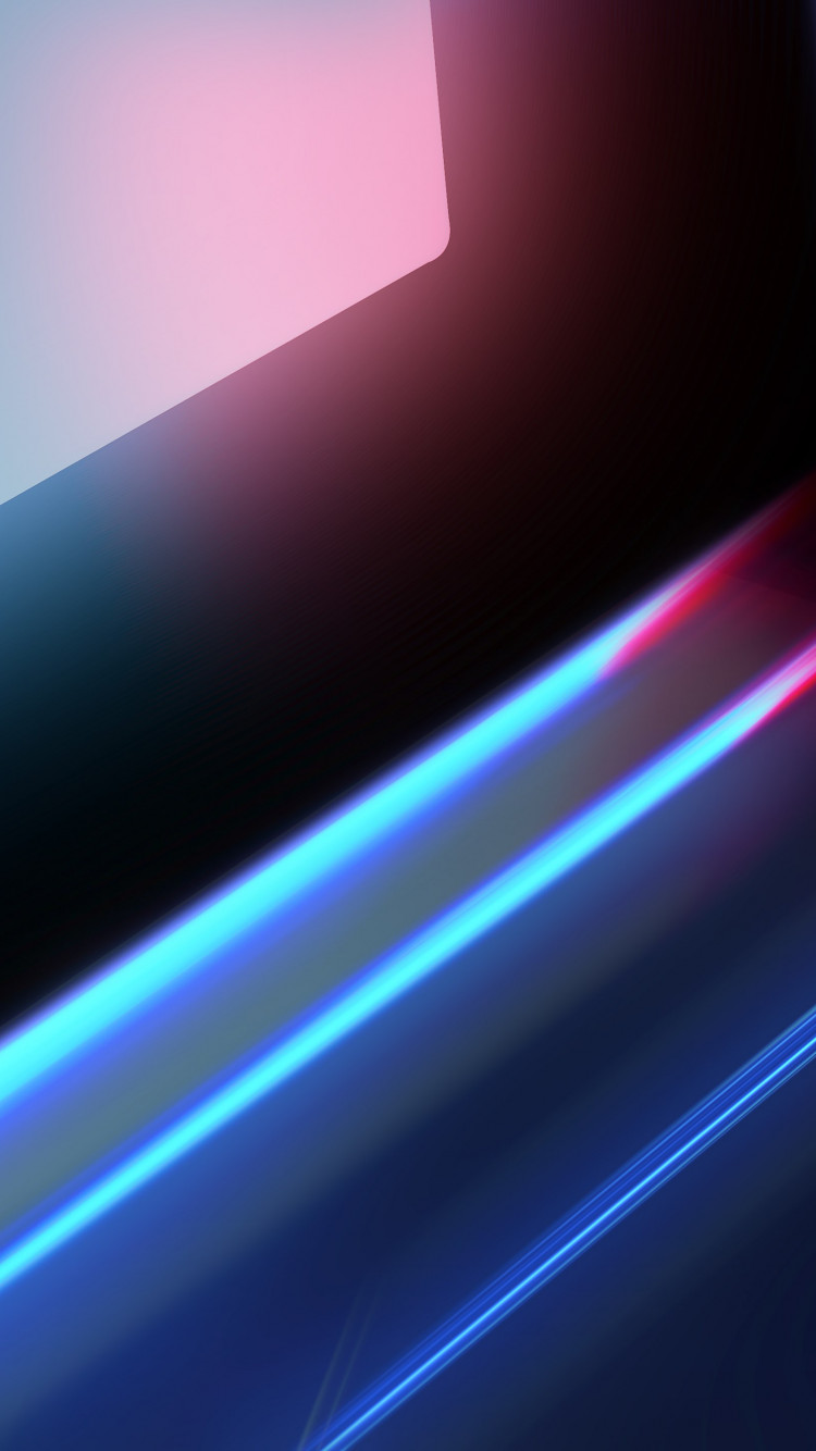 Abstract blue red lights wallpaper 750x1334