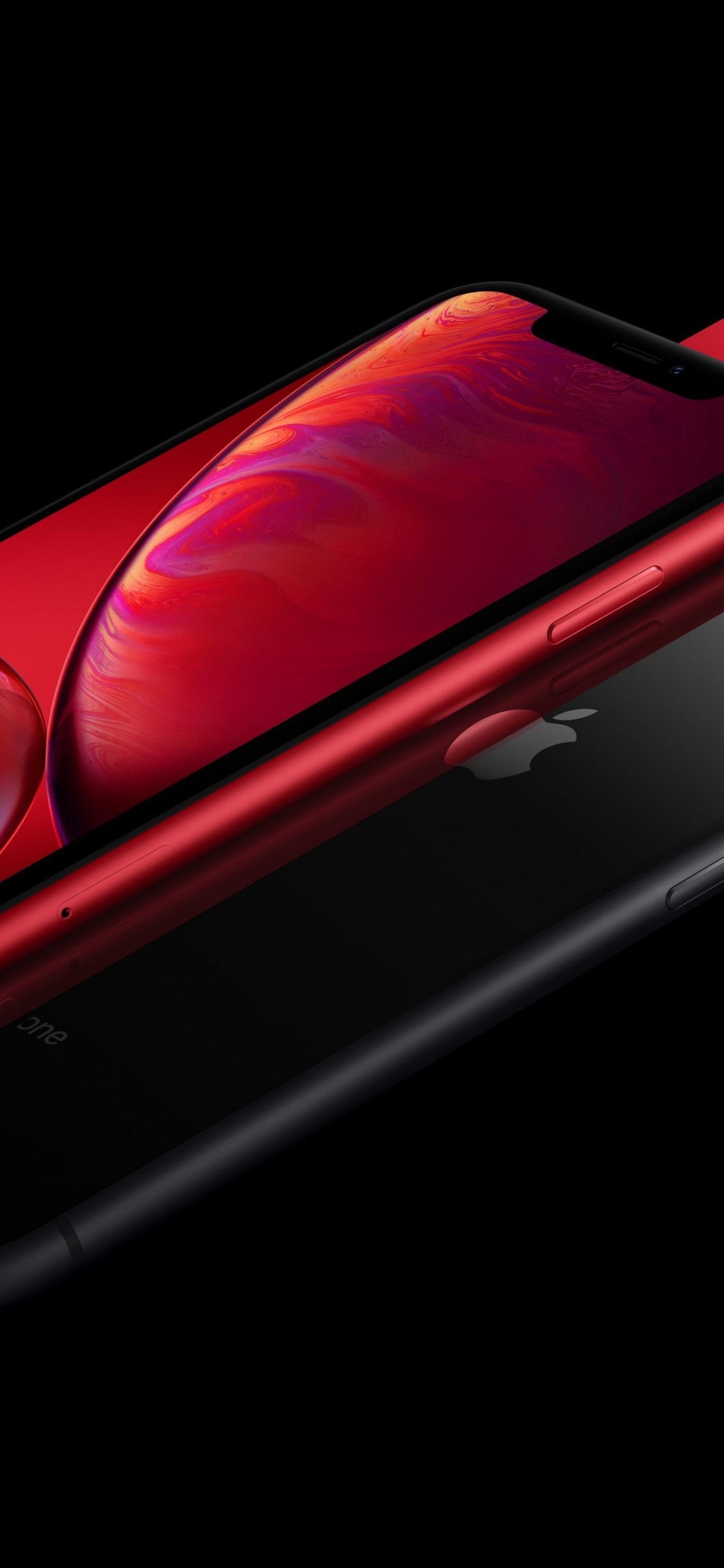 iPhone XR red wallpaper 1125x2436