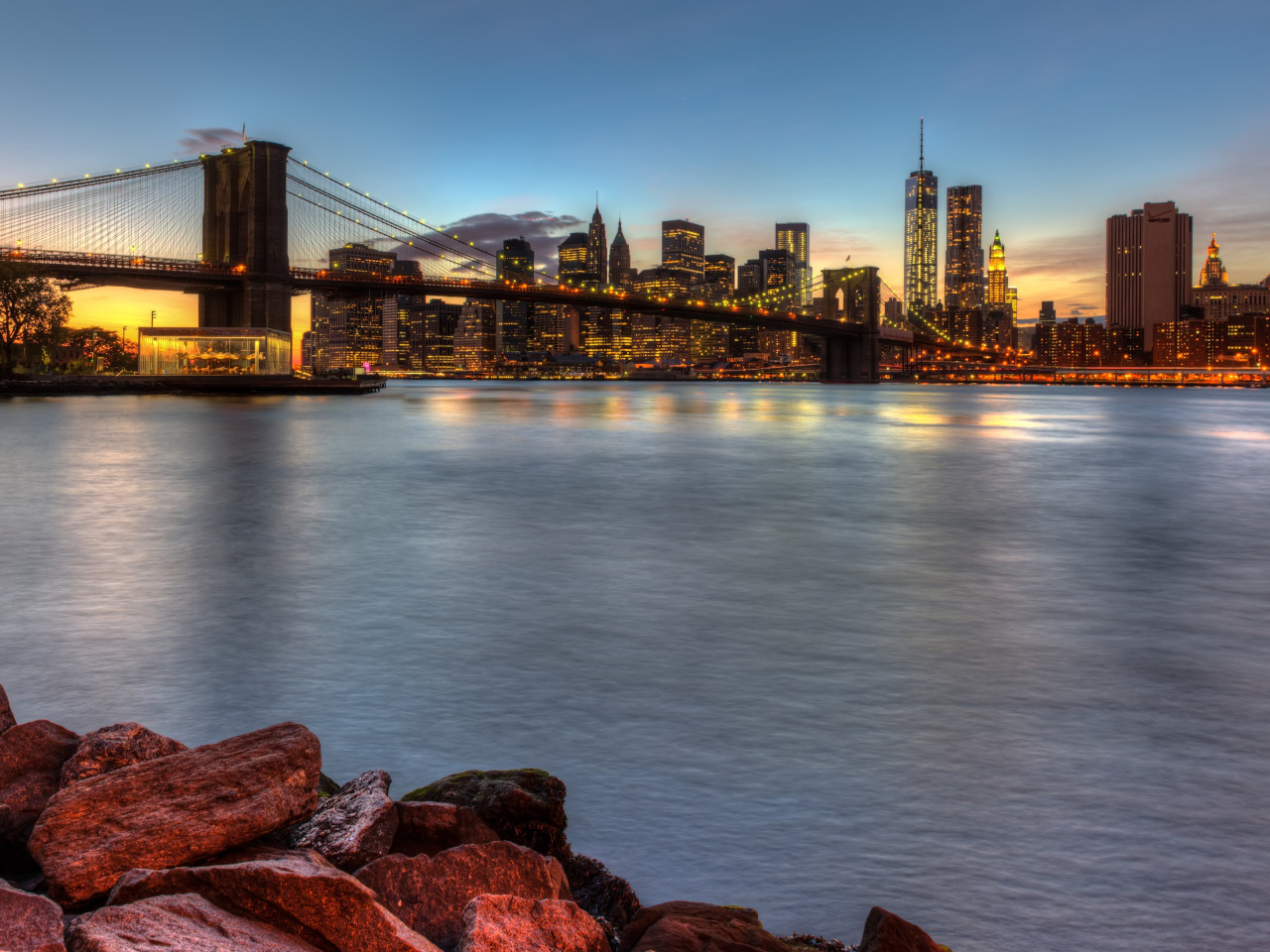 Brooklyn Bridge, NY, USA wallpaper 1280x960