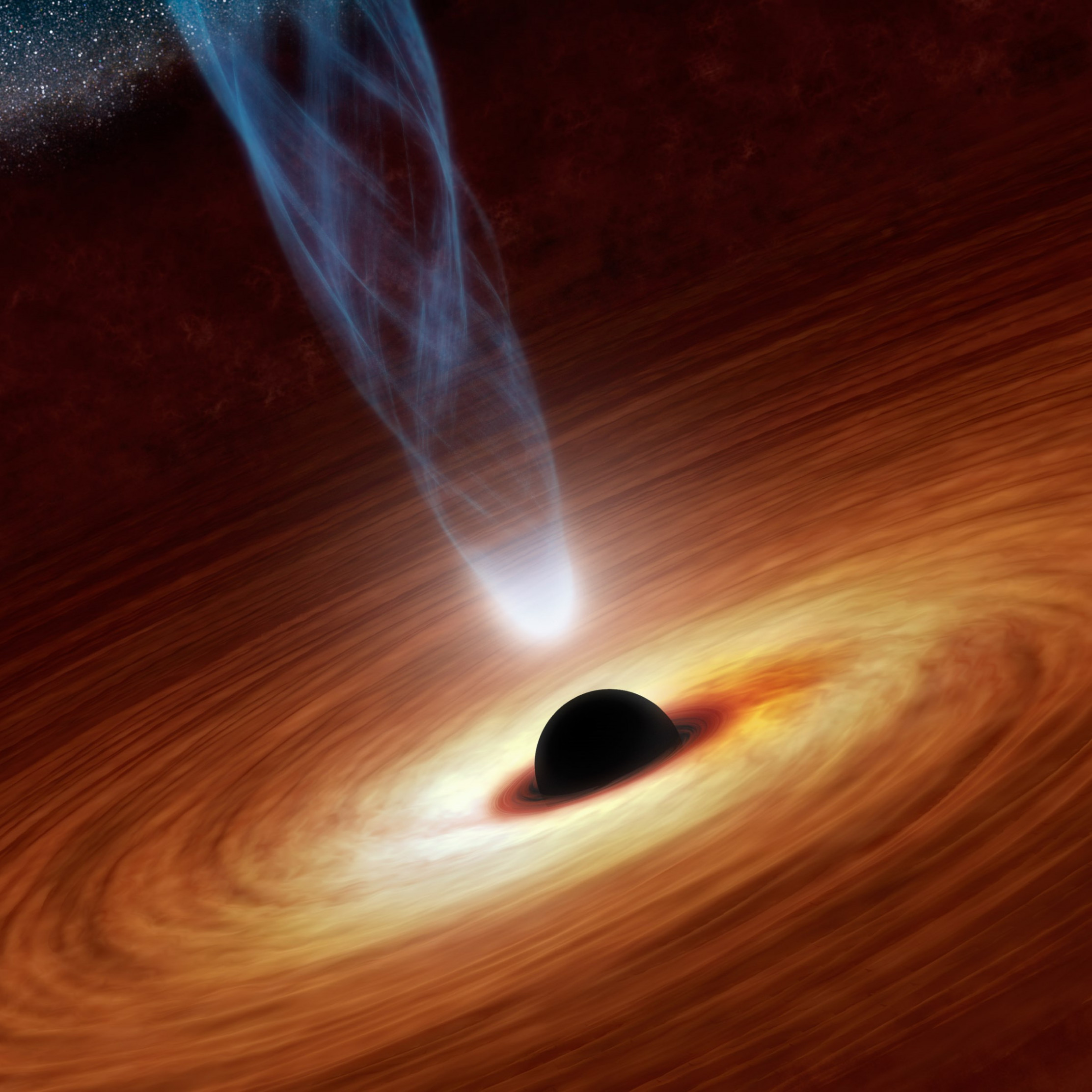 Black Hole wallpaper 2224x2224