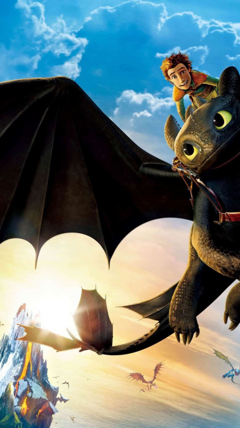 How to Train Your Dragon: The Hidden World wallpaper 480x854