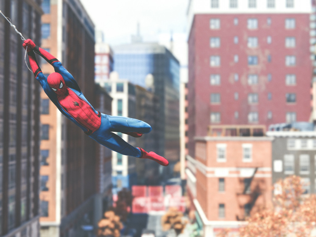 Spider Man screenshot PS4 wallpaper 1024x768