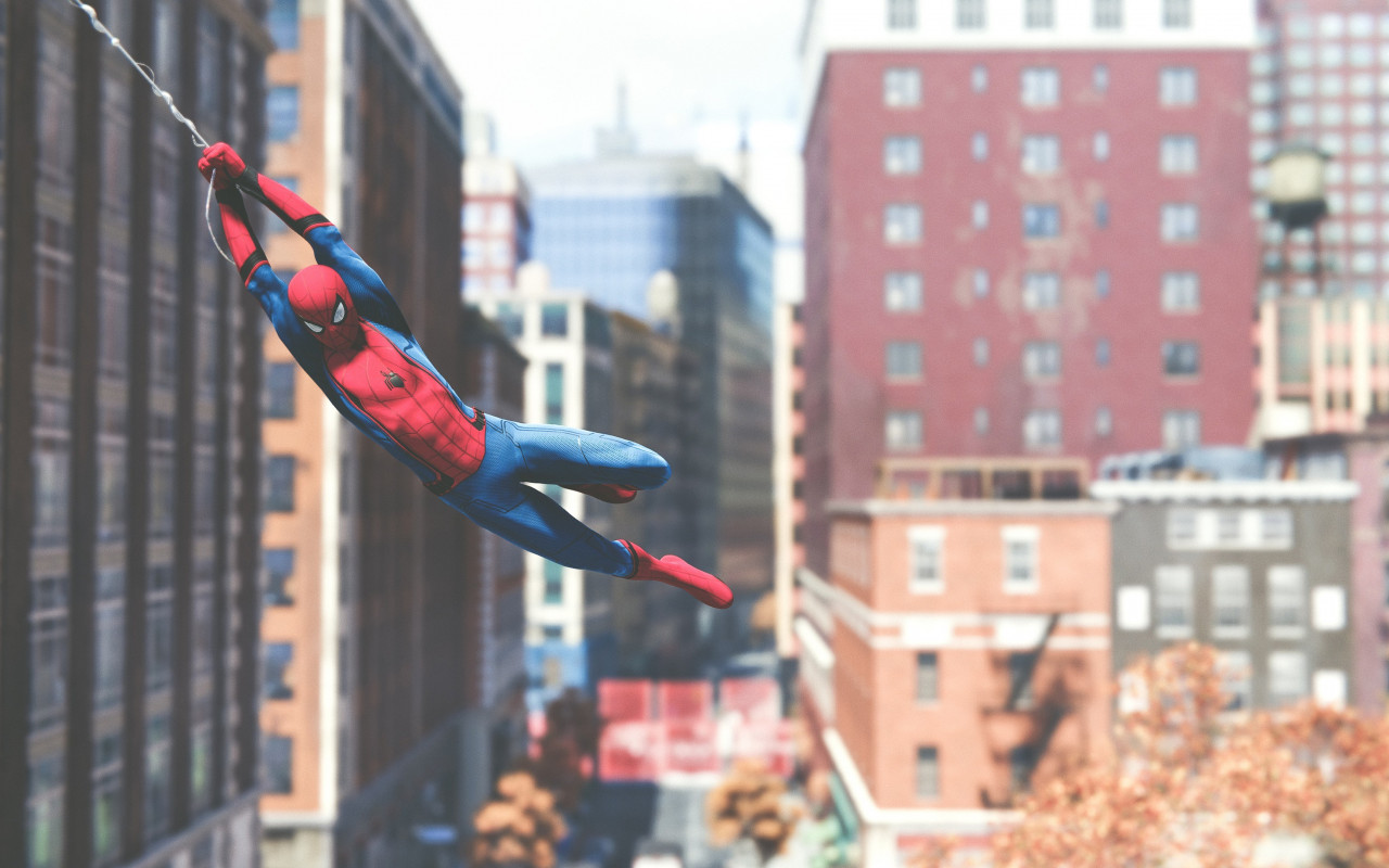 Spider Man screenshot PS4 wallpaper 1280x800