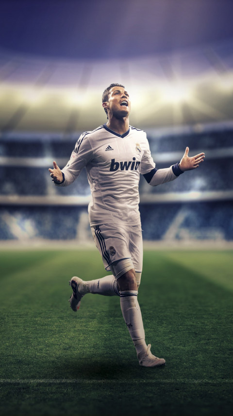 Cristiano Ronaldo for Real Madrid wallpaper 480x854
