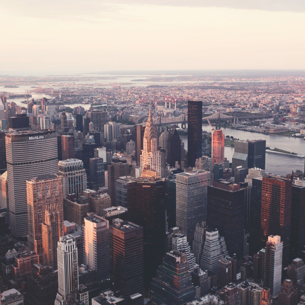 New York city view wallpaper 1024x1024