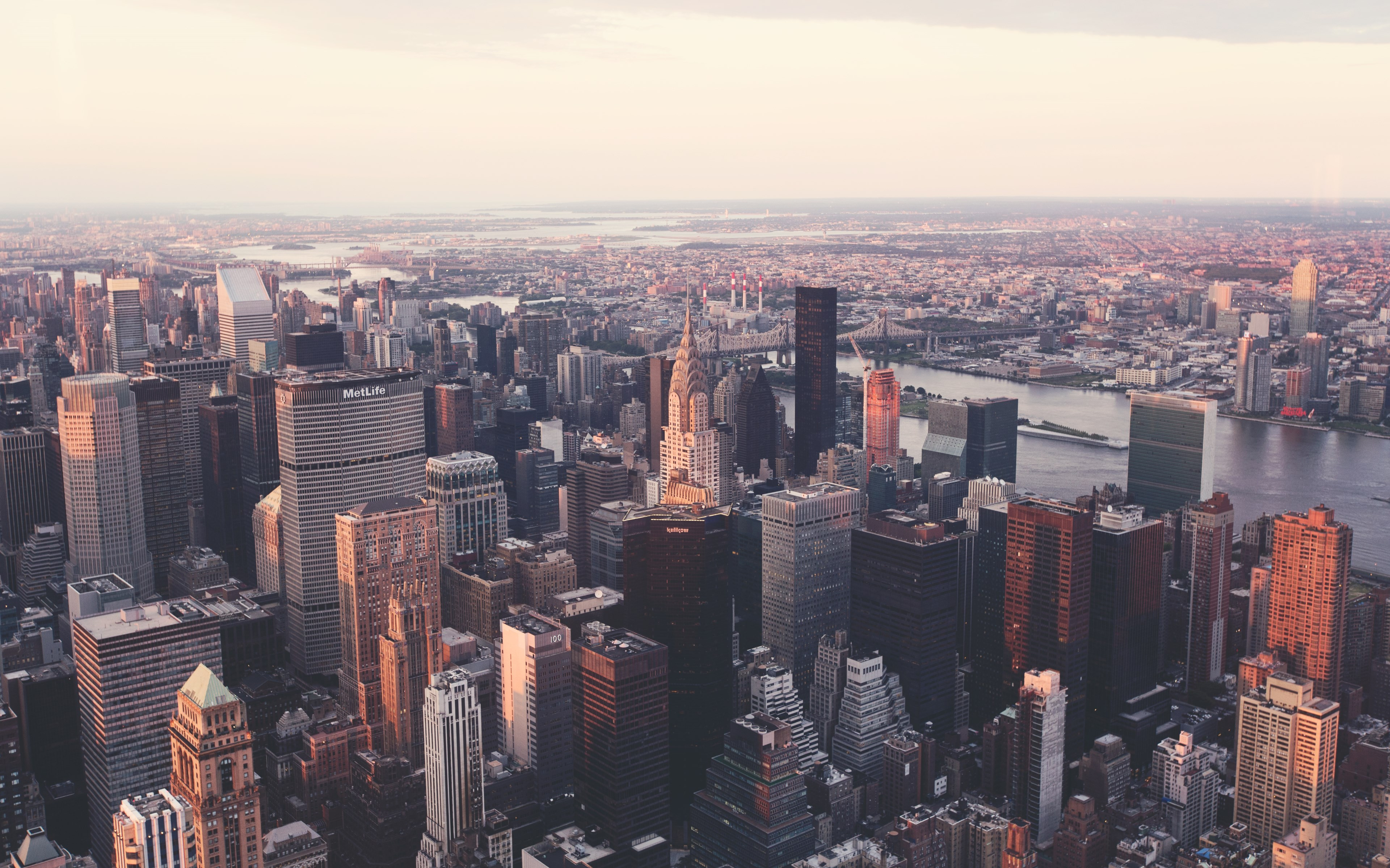 New York city view wallpaper 3840x2400