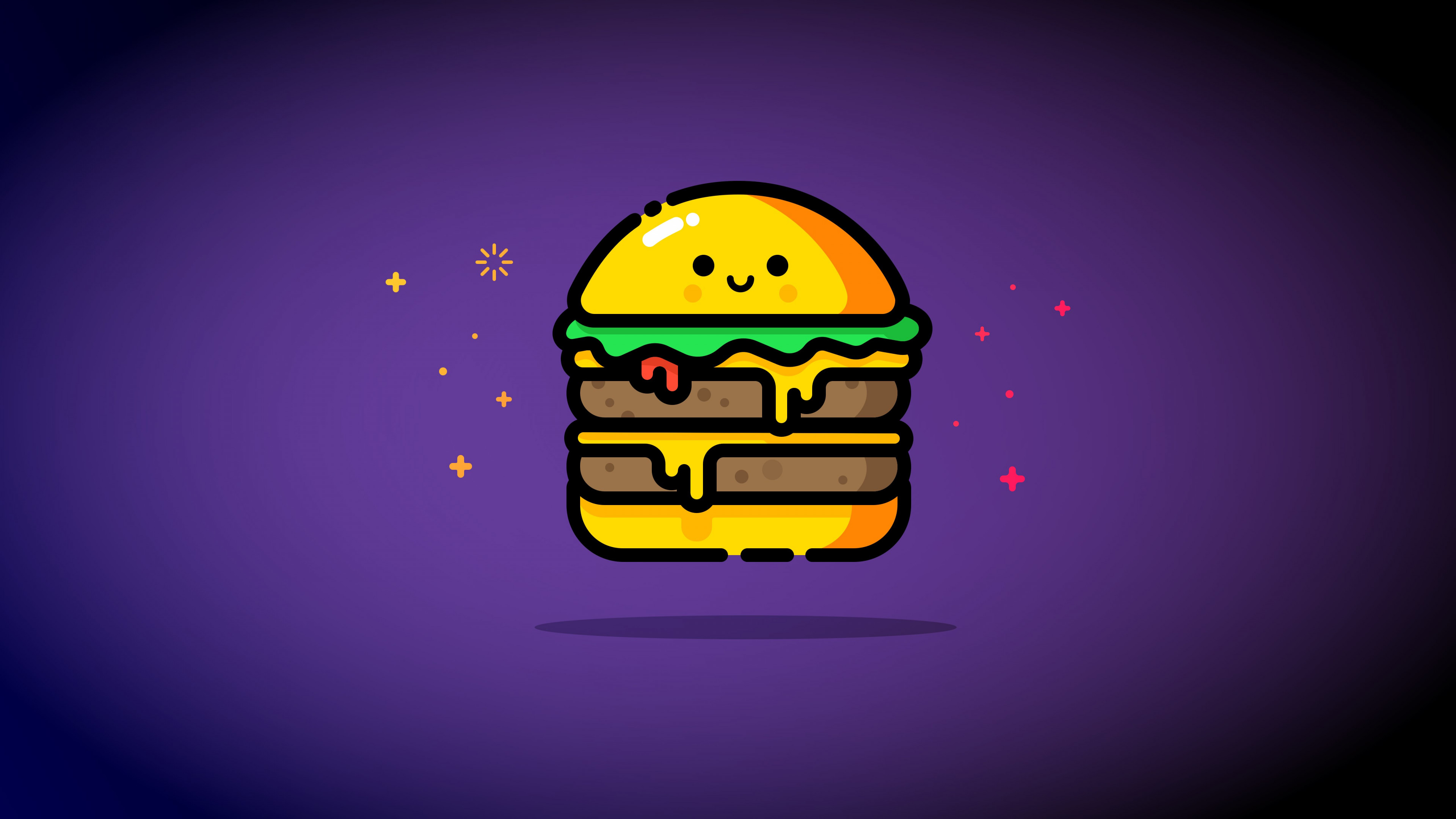 Double cheese wallpaper 3840x2160