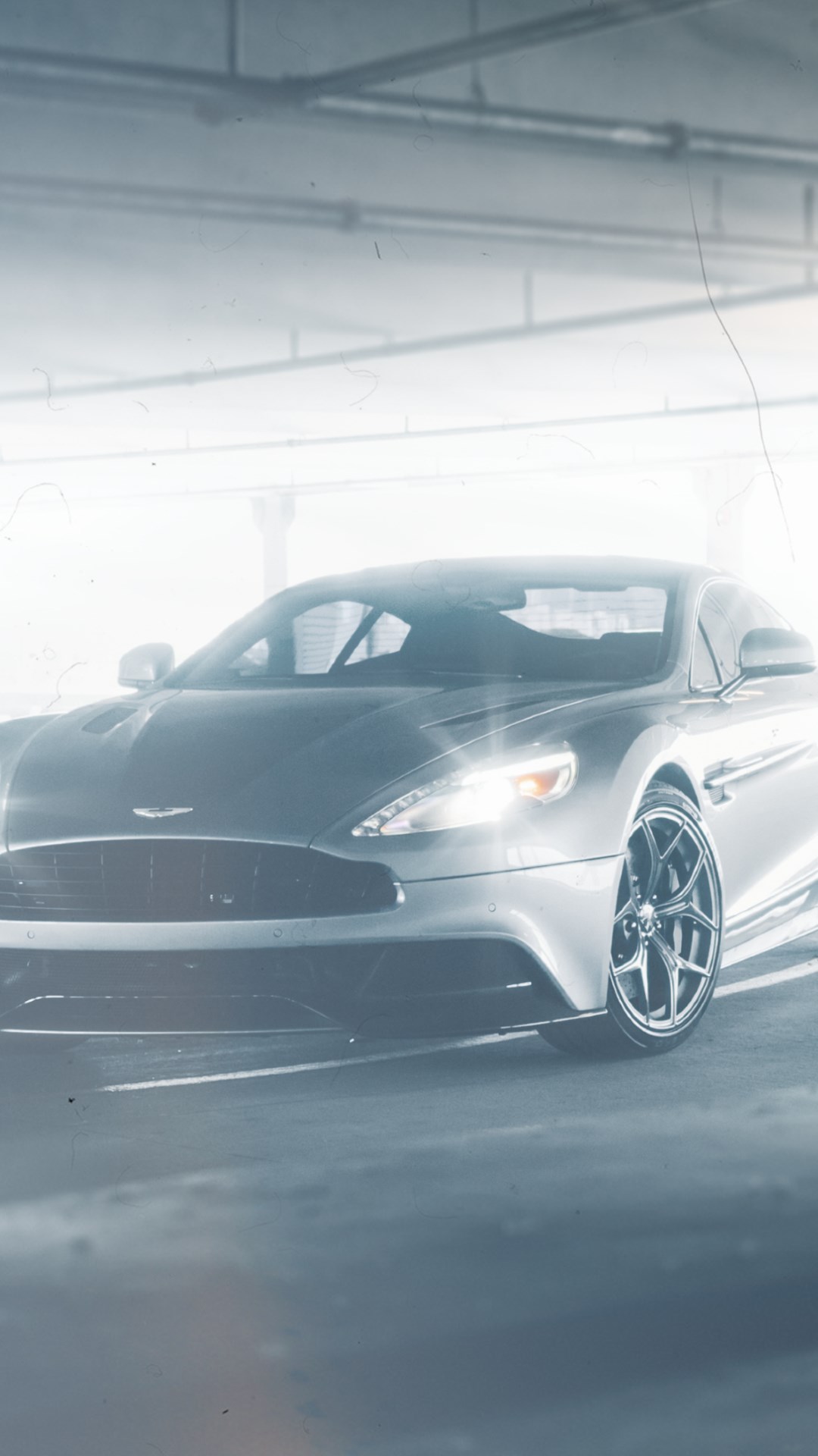 Aston Martin with Vellano rims wallpaper 1080x1920