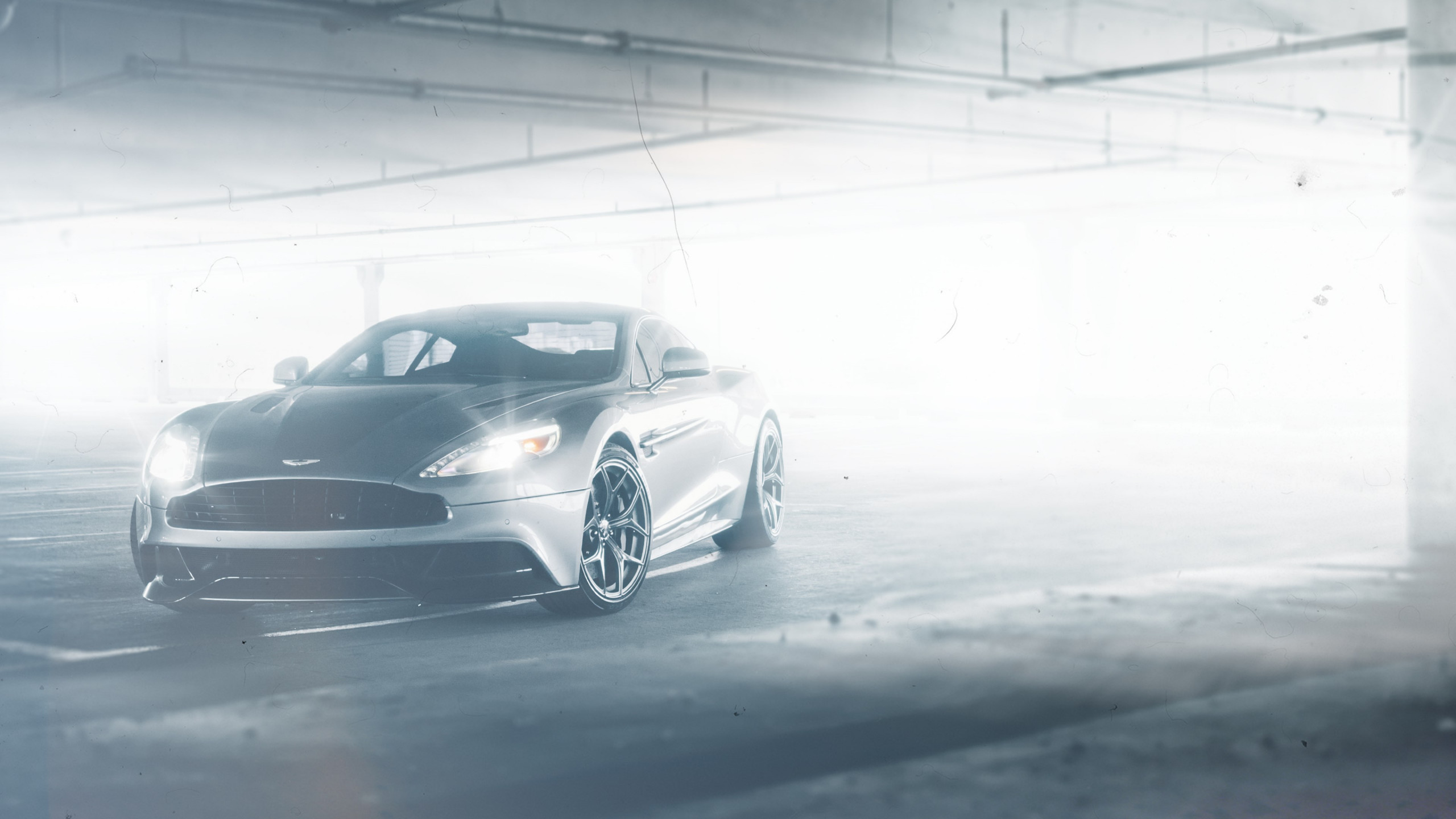 Aston Martin with Vellano rims wallpaper 2560x1440