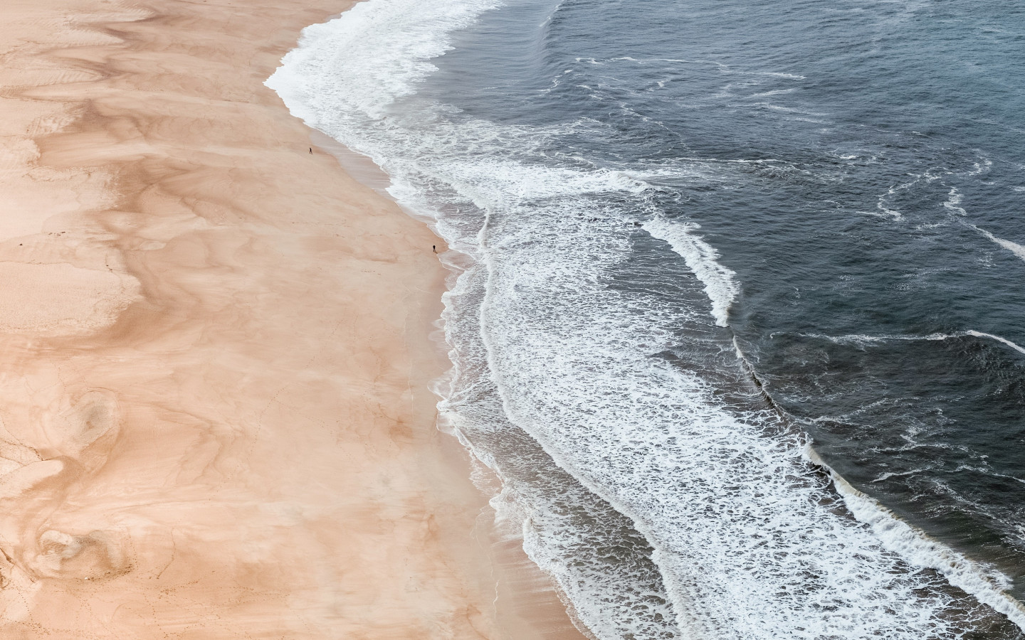 Super photo with Nazare beach, Portugal wallpaper 1440x900