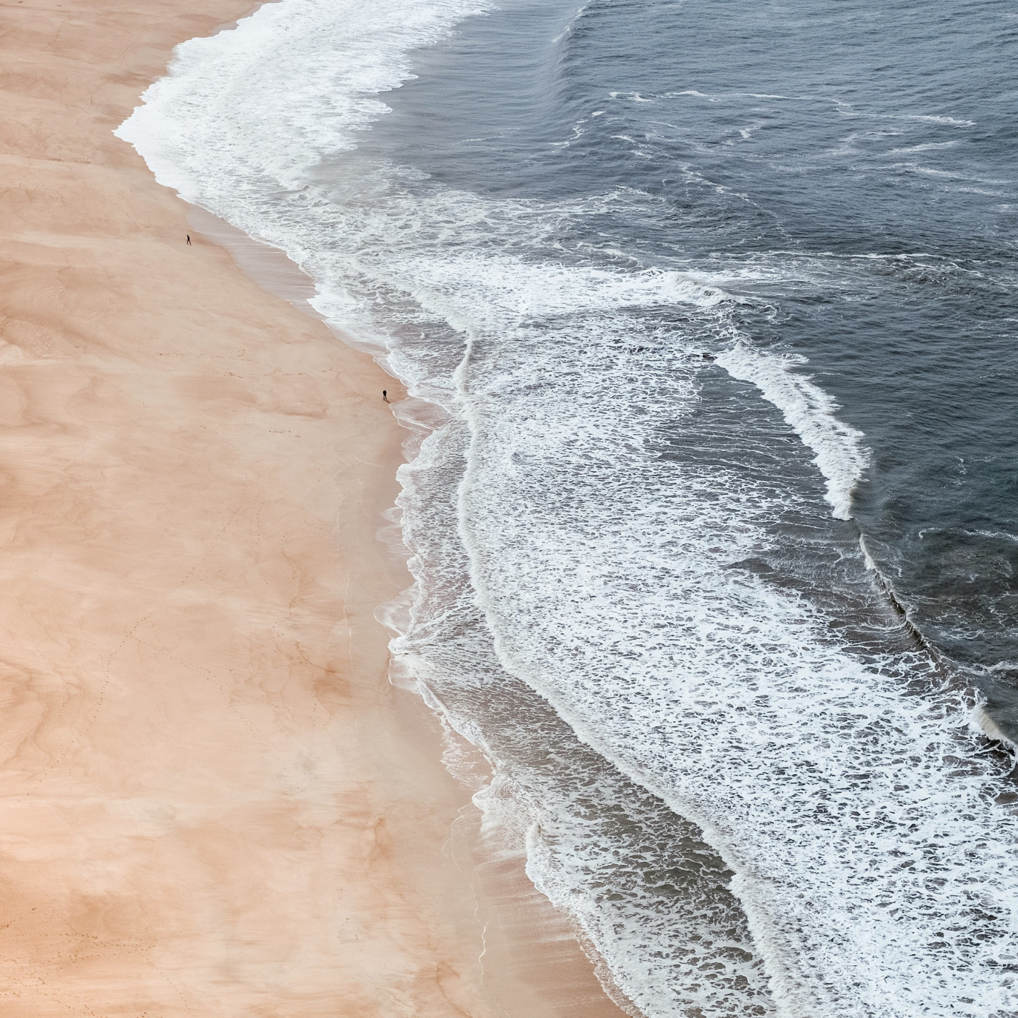 Super photo with Nazare beach, Portugal wallpaper 2048x2048