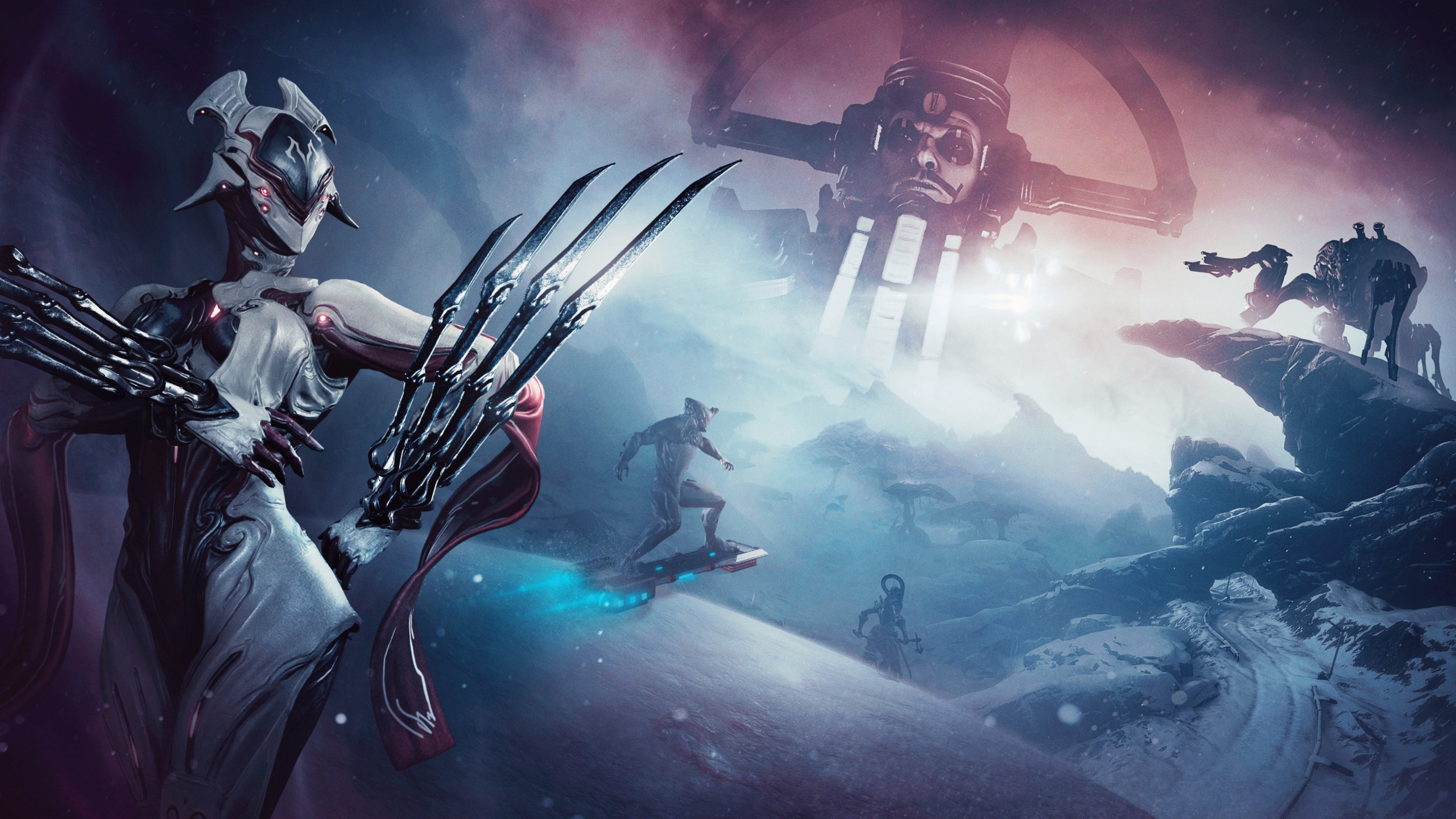 Download Wallpaper Fortuna Expensasion For Warframe Game 2560x1440