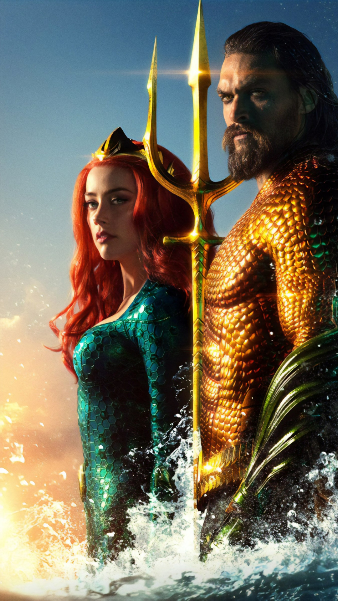Aquaman new poster wallpaper 1080x1920