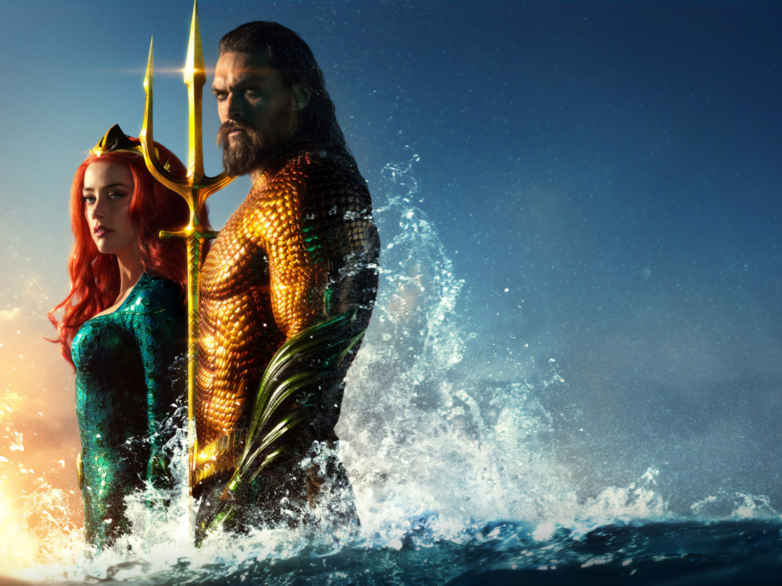 Aquaman new poster wallpaper 1600x1200