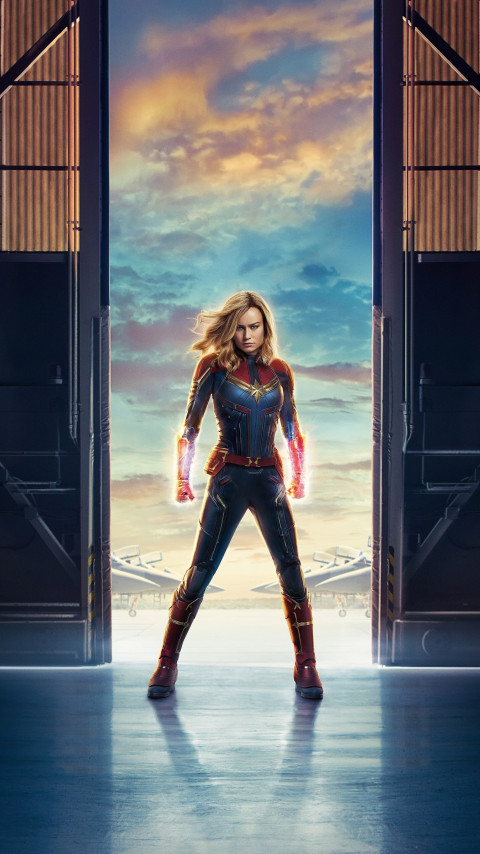 Captain Marvel wallpaper 480x854