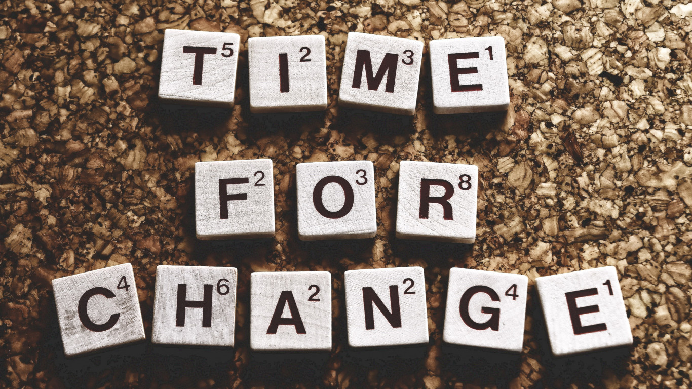Time for a change wallpaper 1366x768