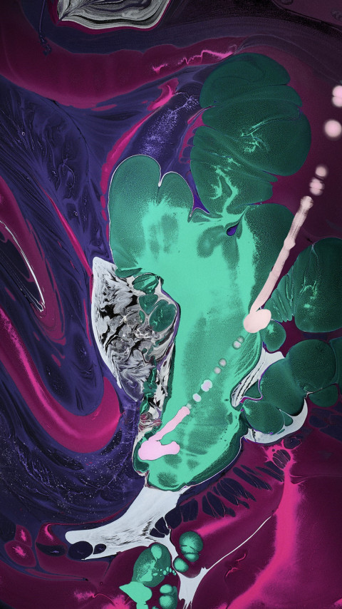 Liquid colors wallpaper 480x854