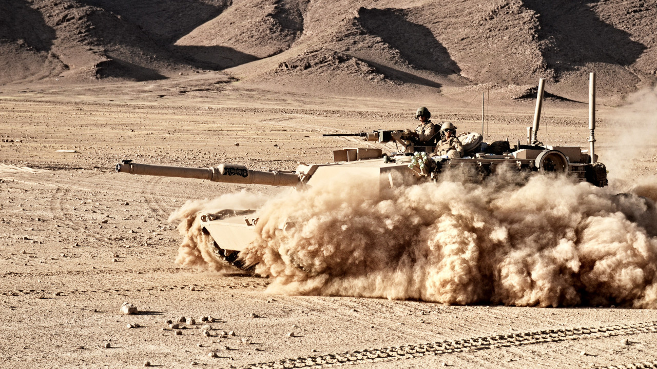 M1A1 Abrams tank wallpaper 1280x720