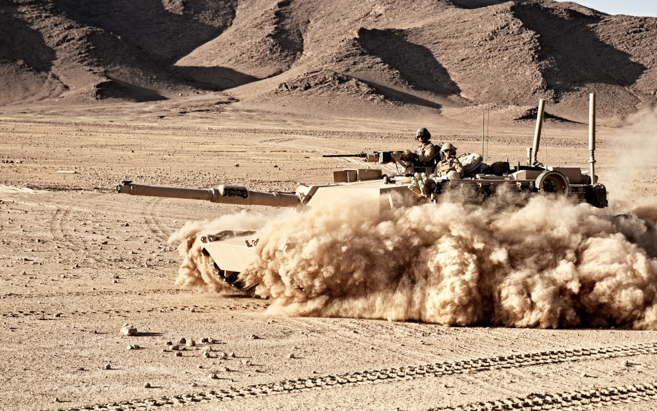 M1A1 Abrams tank wallpaper 1280x800