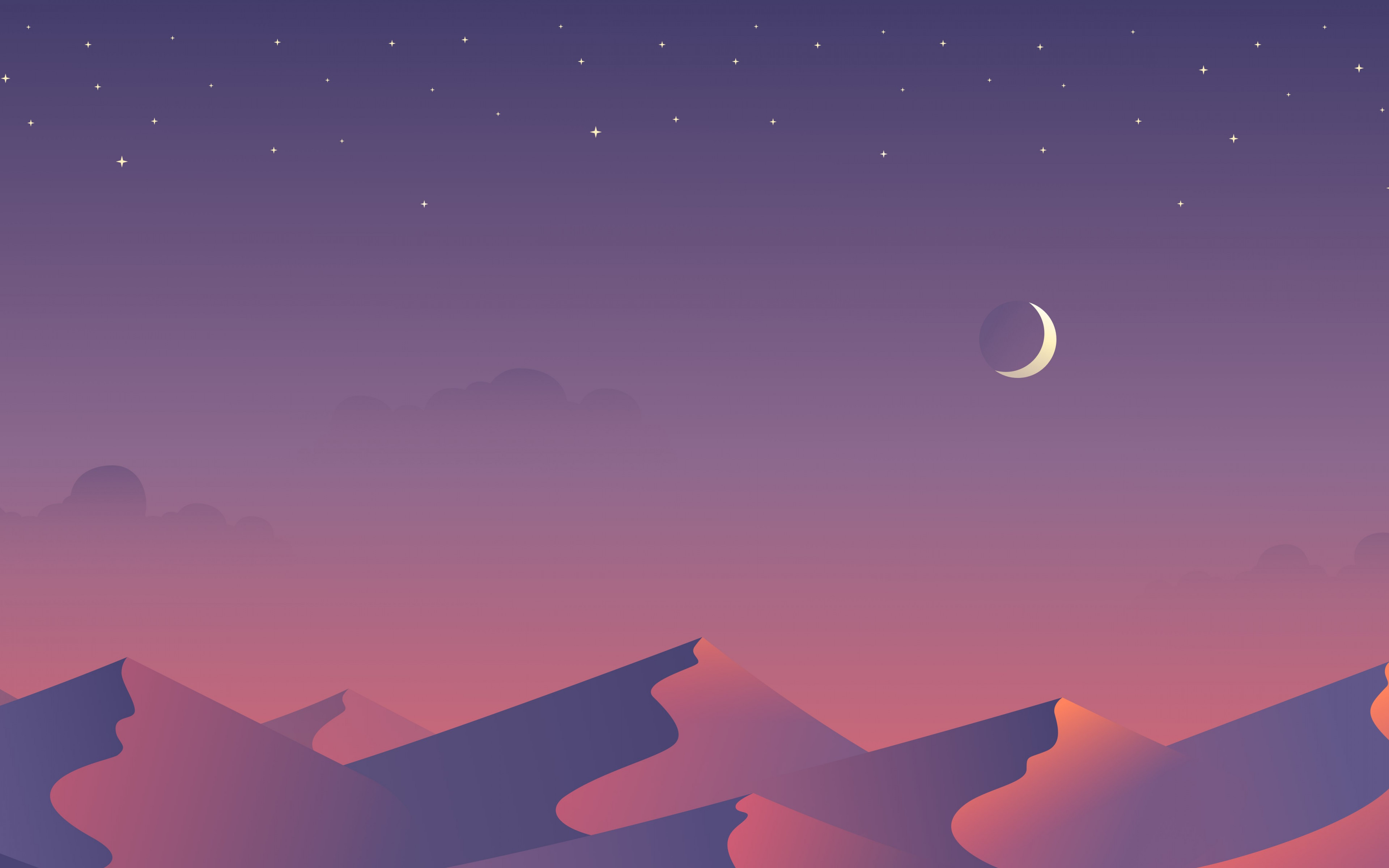 Desert nights wallpaper 3840x2400