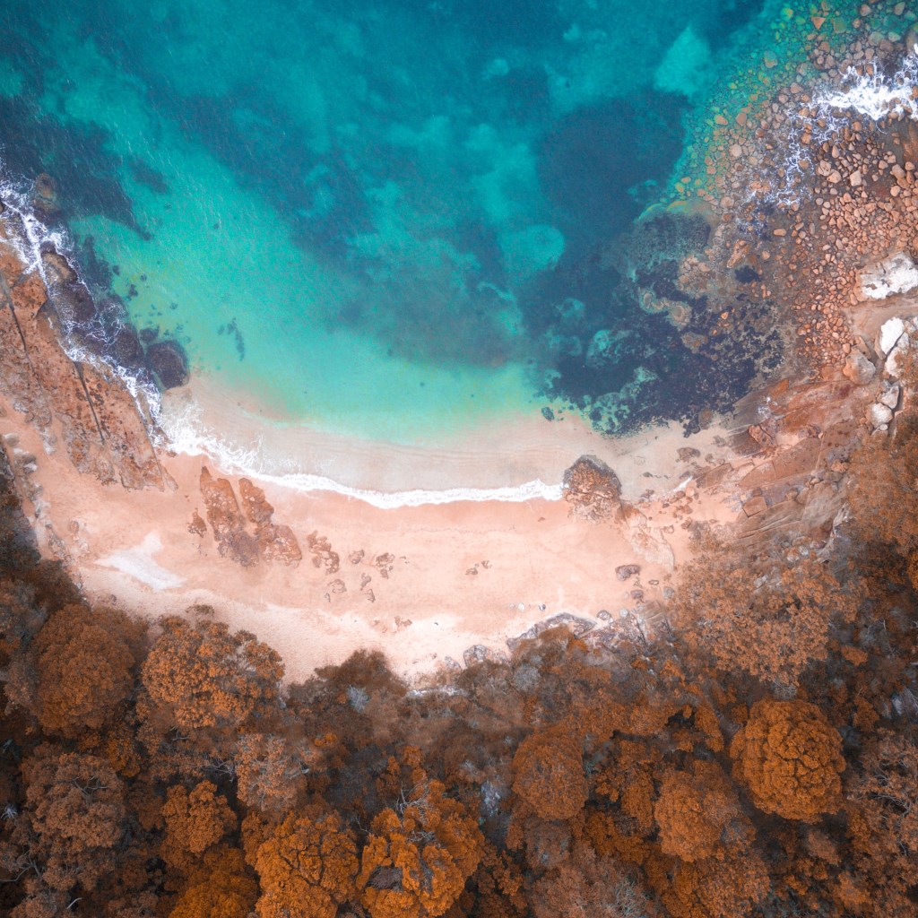 Reef beach, Australia wallpaper 1024x1024