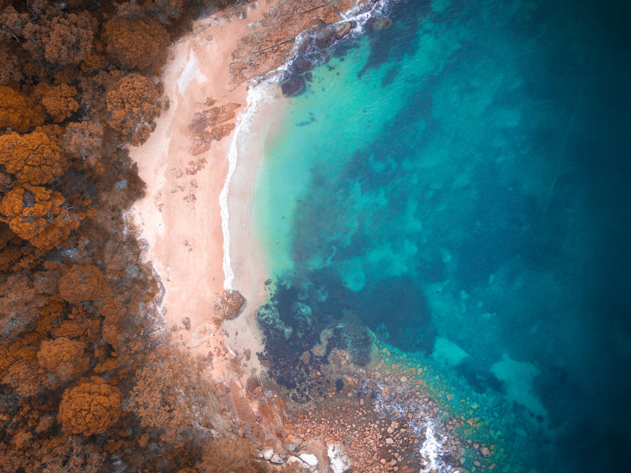 Reef beach, Australia wallpaper 1280x960