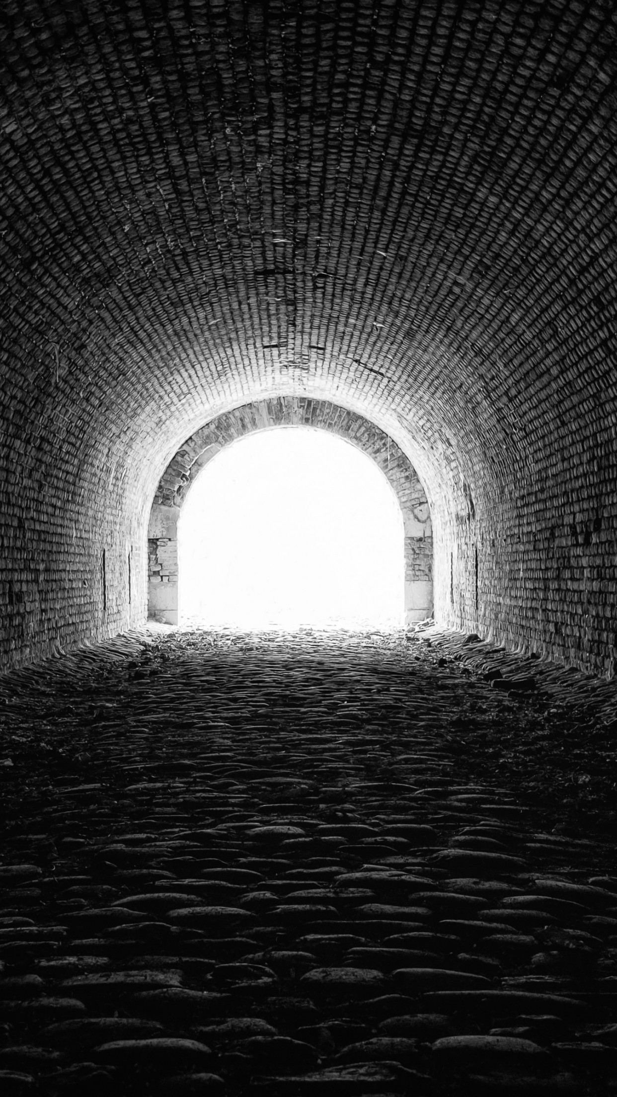 Light at the end of the tunnel wallpaper 1242x2208