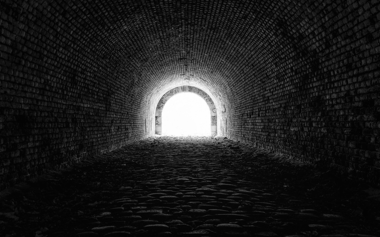 Light at the end of the tunnel wallpaper 1280x800