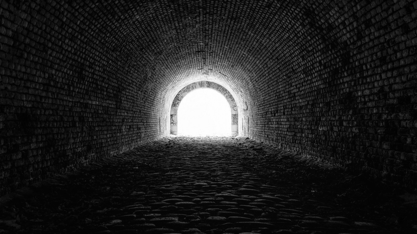 Light at the end of the tunnel wallpaper 1366x768