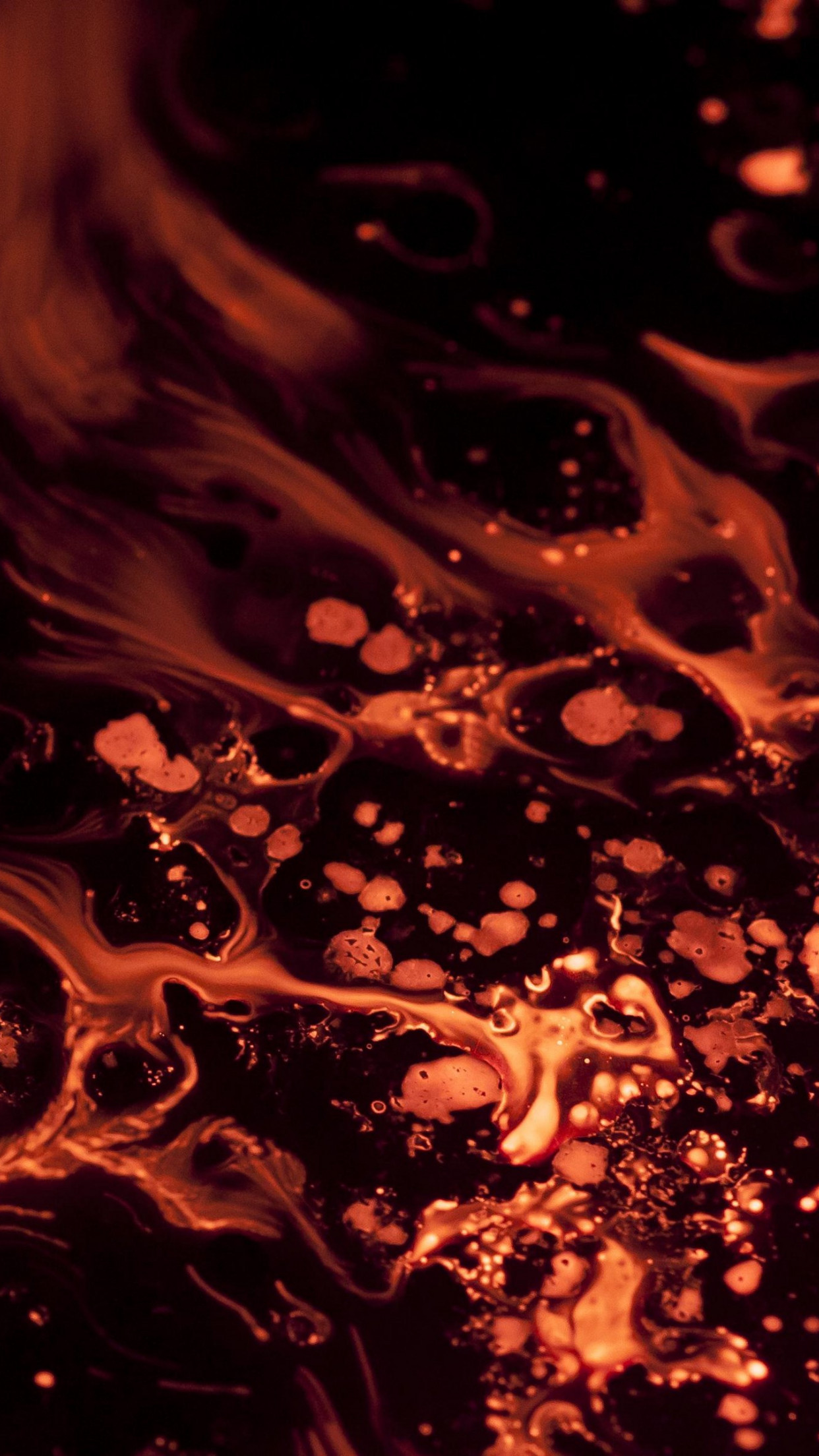 Liquid flame wallpaper 1242x2208