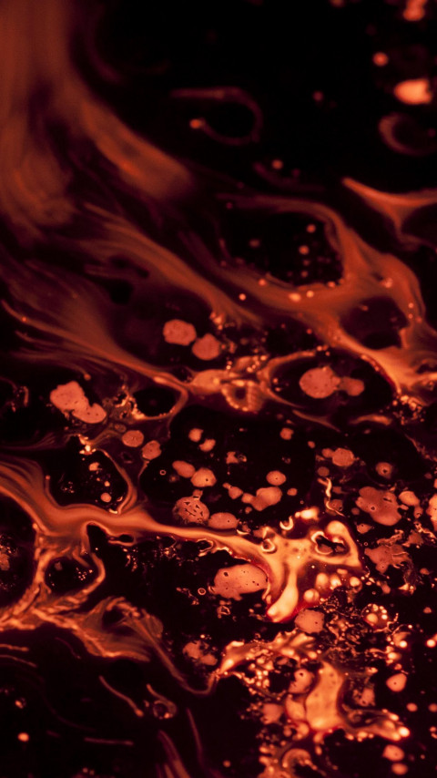 Liquid flame wallpaper 480x854