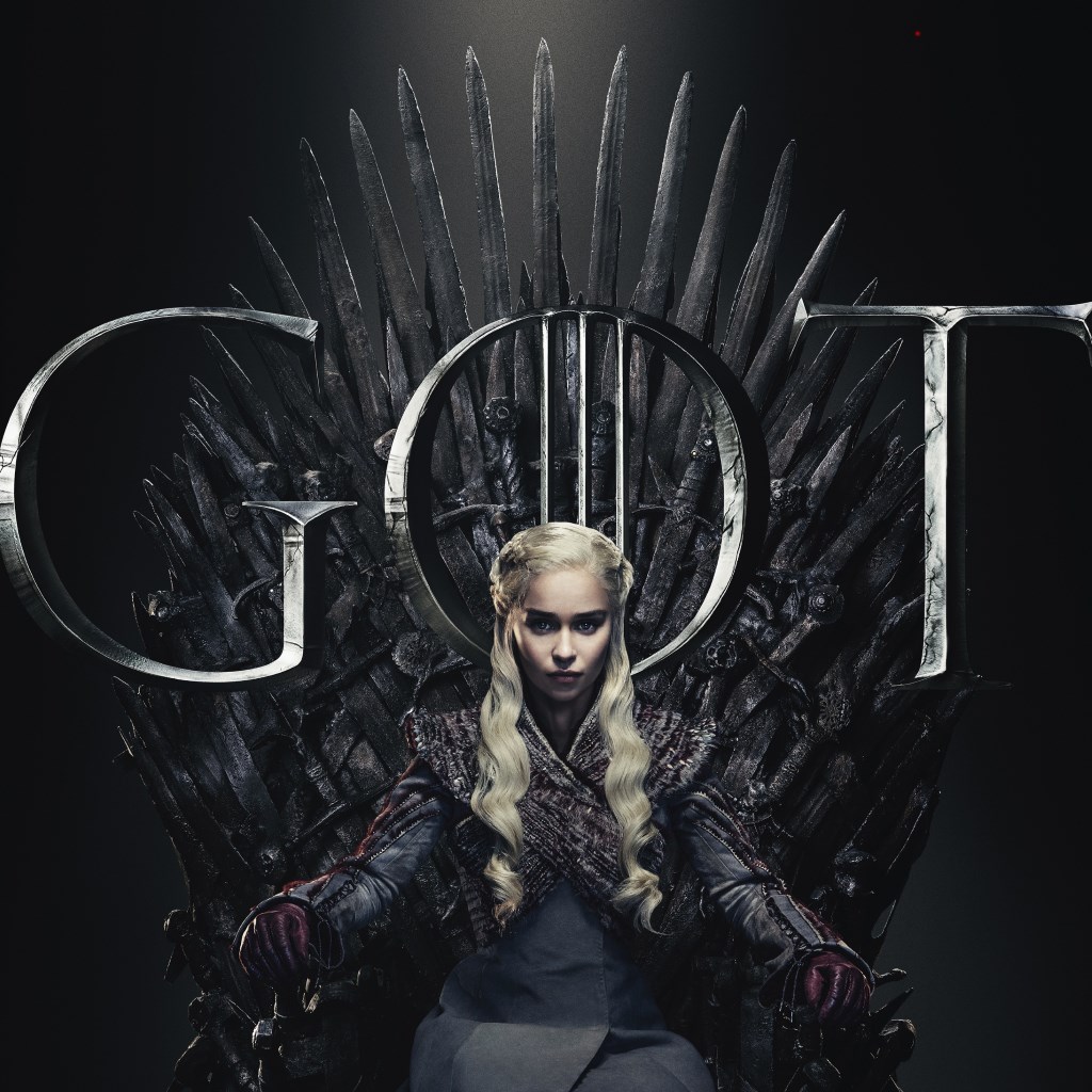 GOT 8 Daenerys Targaryen poster wallpaper 1024x1024