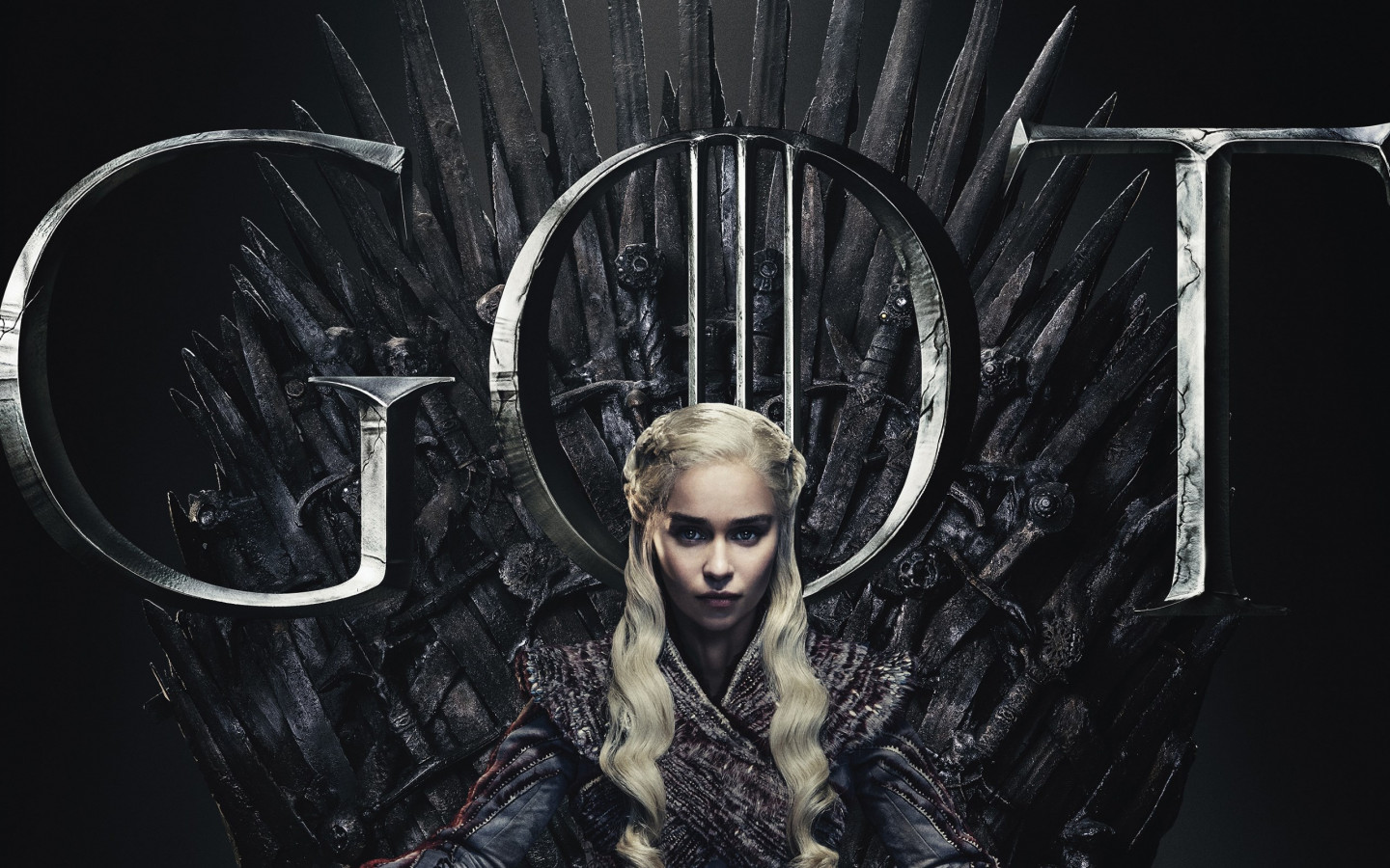 GOT 8 Daenerys Targaryen poster wallpaper 1440x900