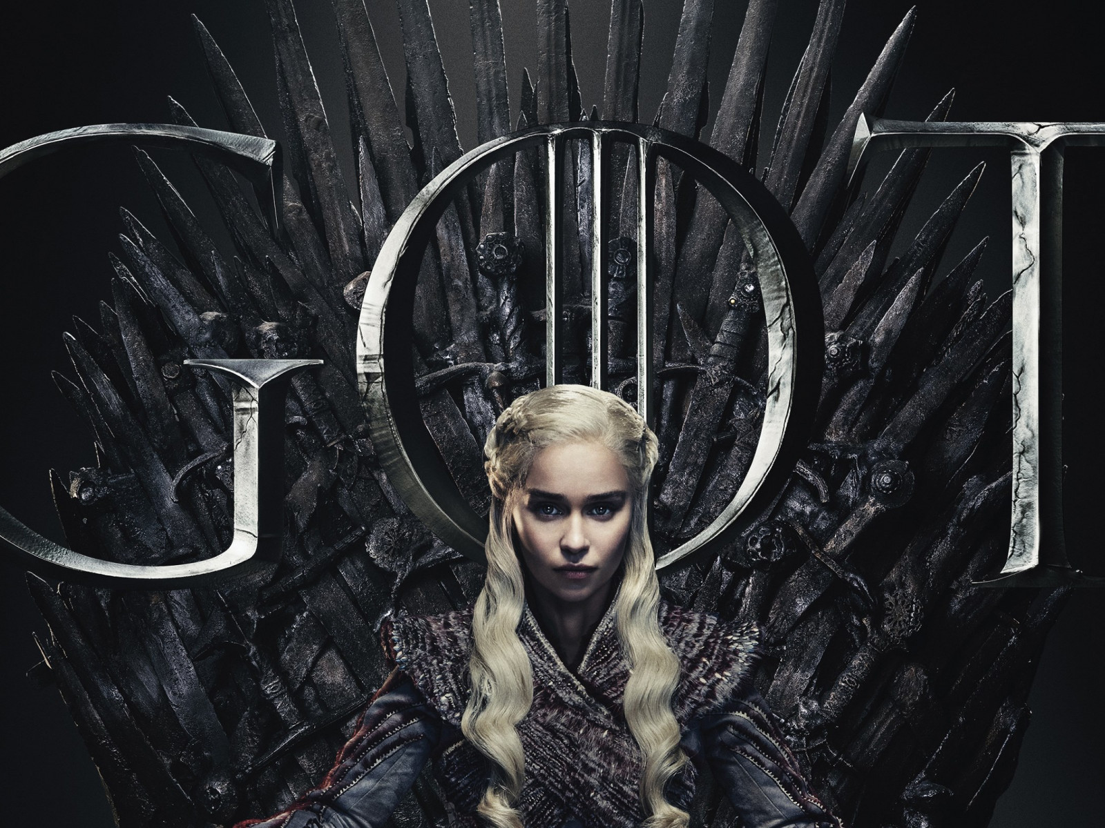 GOT 8 Daenerys Targaryen poster wallpaper 1600x1200