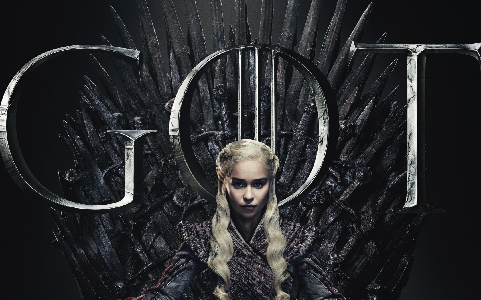 GOT 8 Daenerys Targaryen poster wallpaper 1680x1050