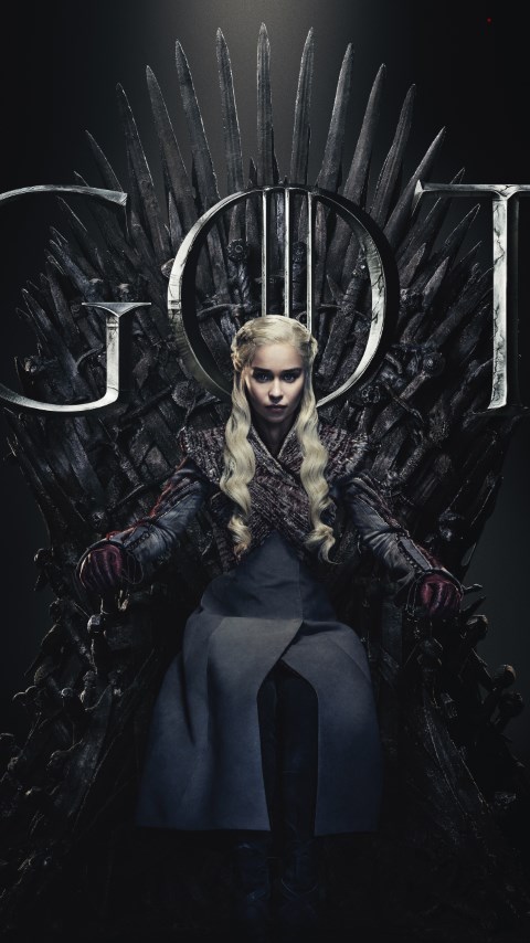 GOT 8 Daenerys Targaryen poster wallpaper 480x854