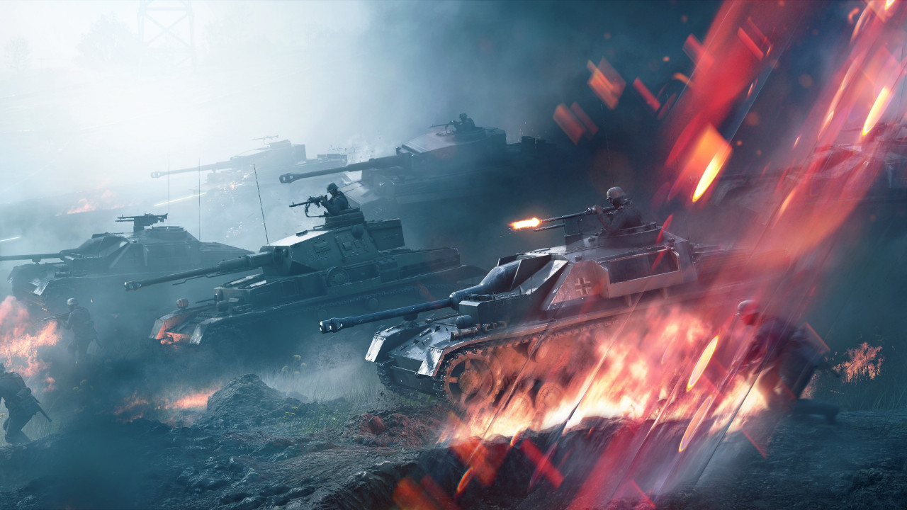 Download wallpaper: Battlefield V: Lightning Strikes 1280x720