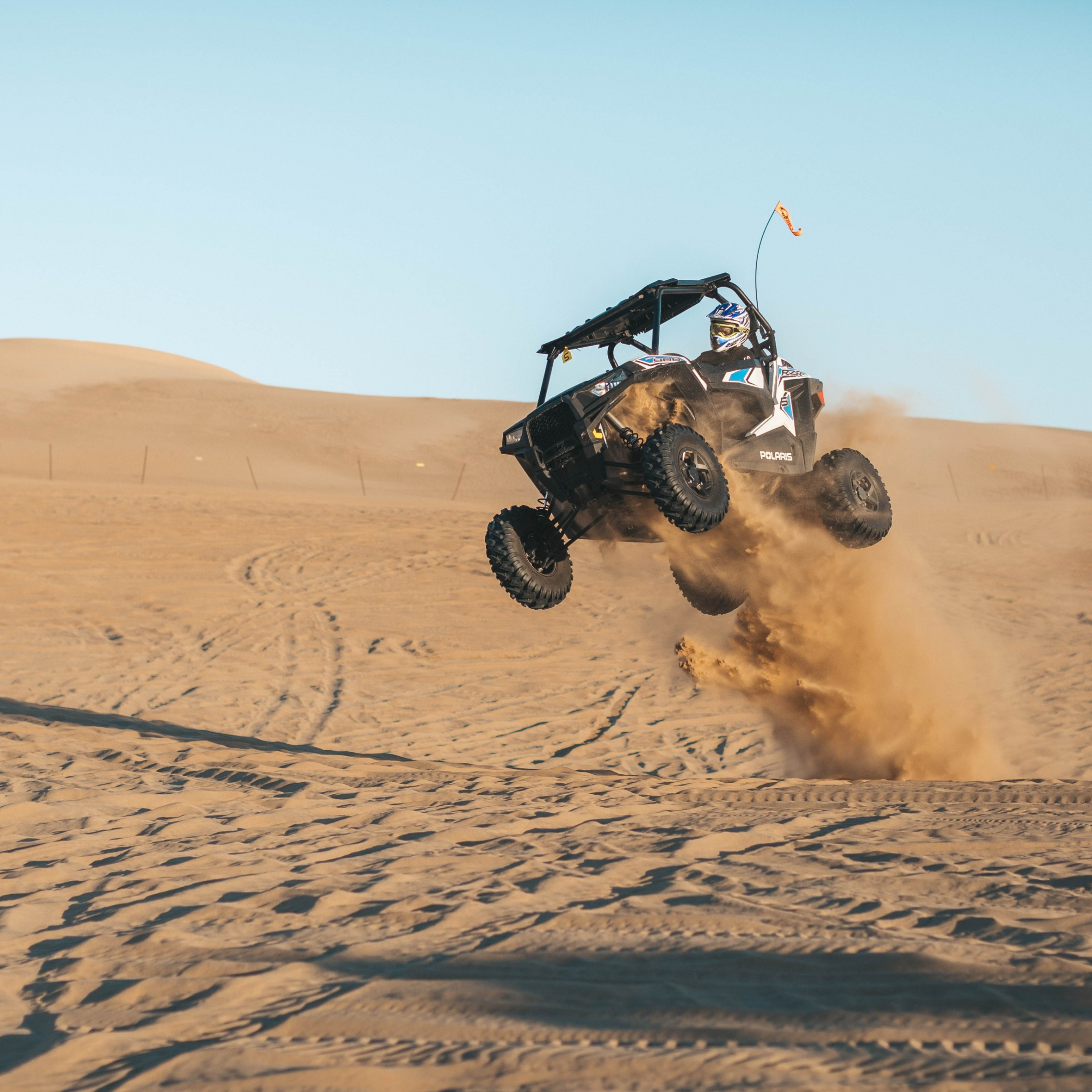 With ATV on the the sand dunes wallpaper 2224x2224