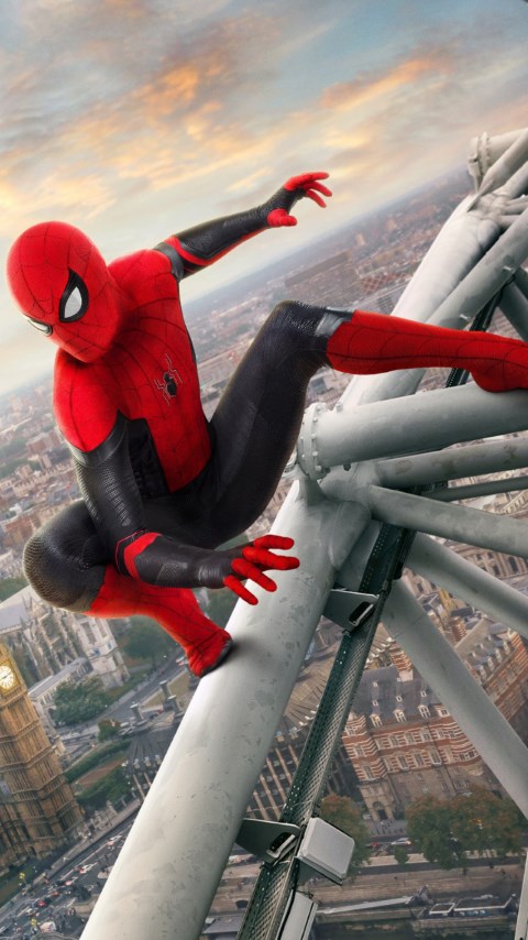 Spider Man: Far From Home 2019 wallpaper 480x854