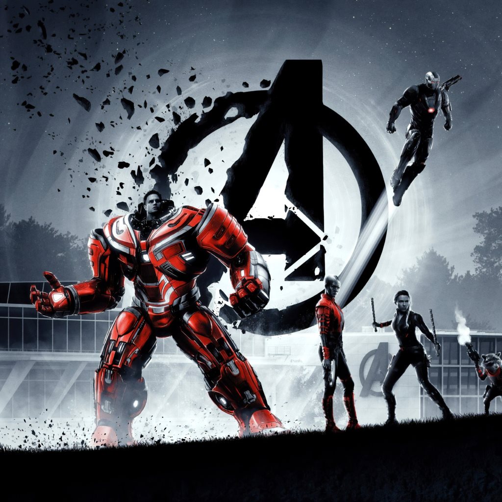 Avengers: Endgame superheroes wallpaper 1024x1024