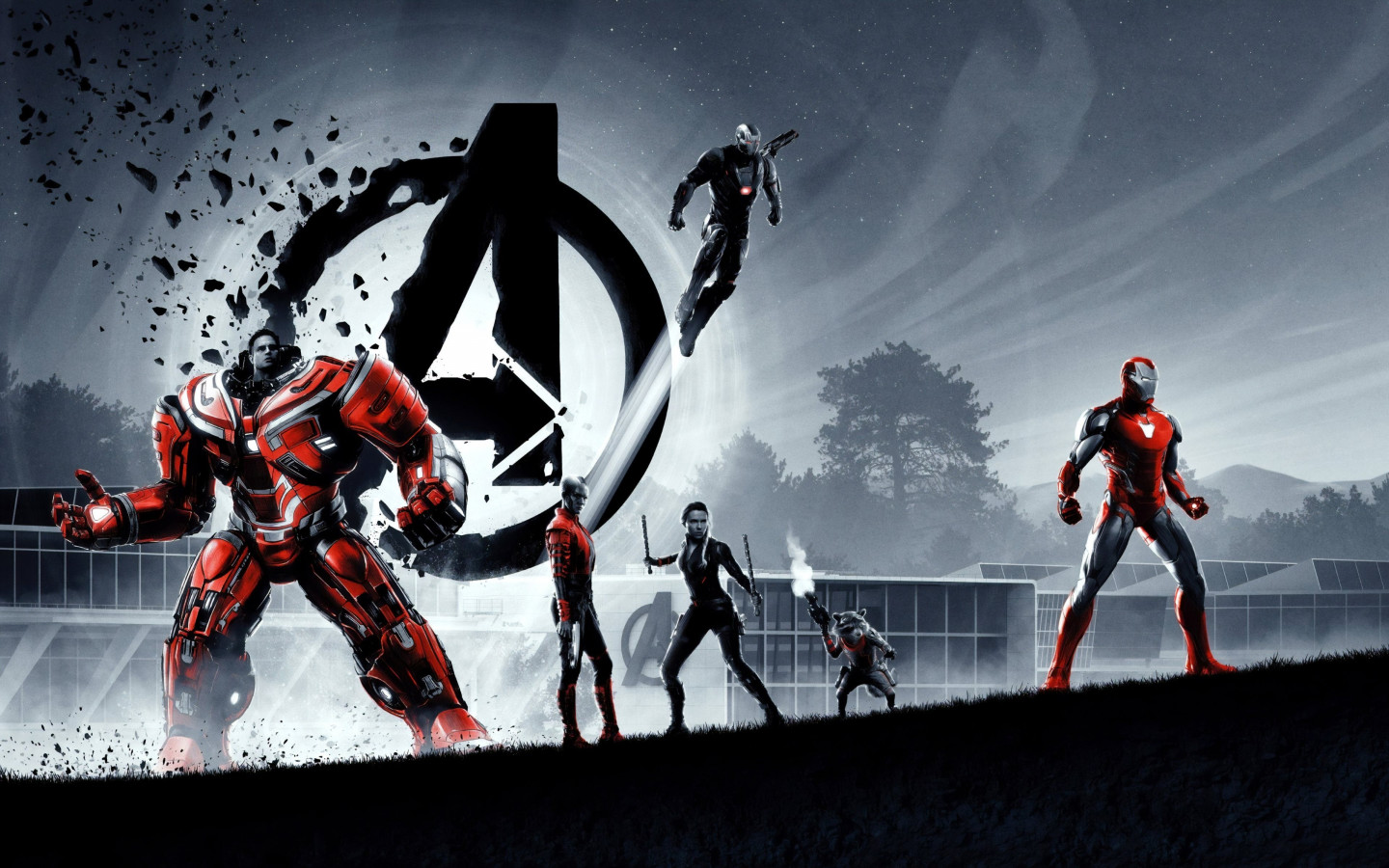 Avengers: Endgame superheroes wallpaper 1440x900