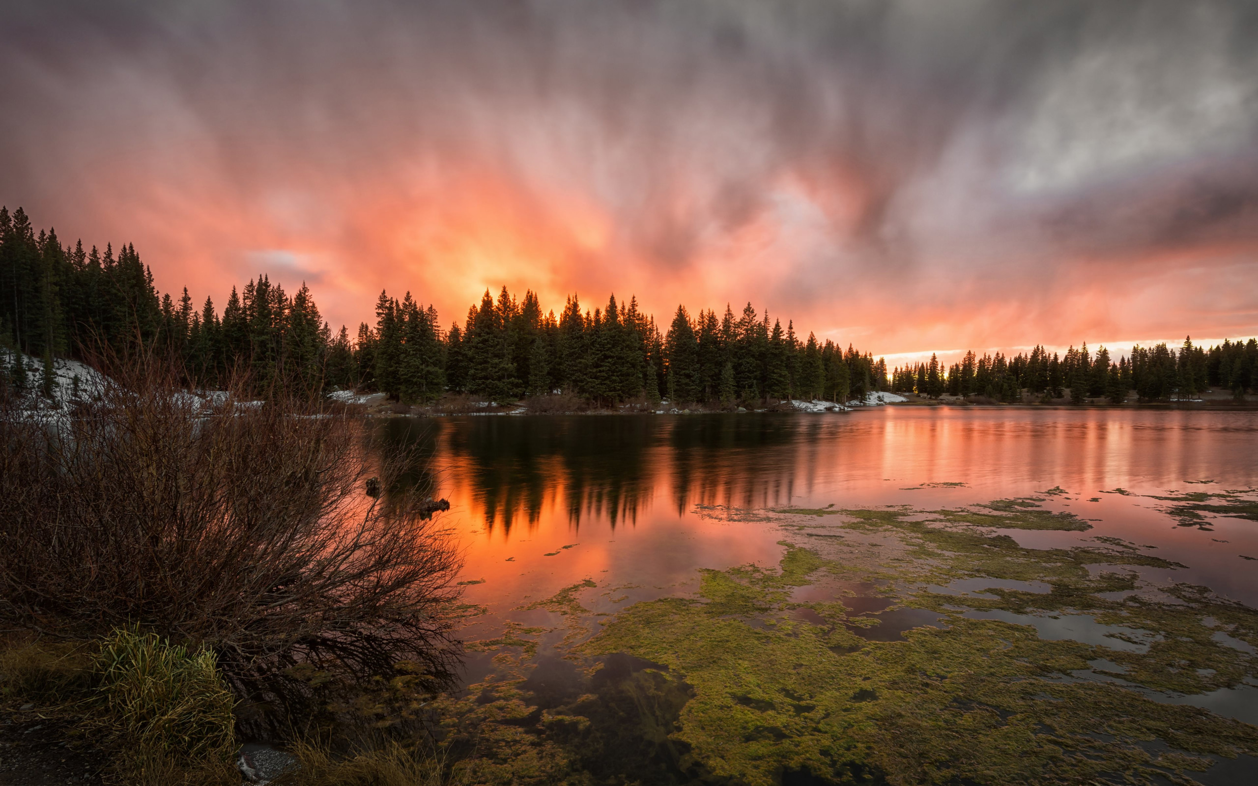 Colorado Ablaze sunset wallpaper 2560x1600