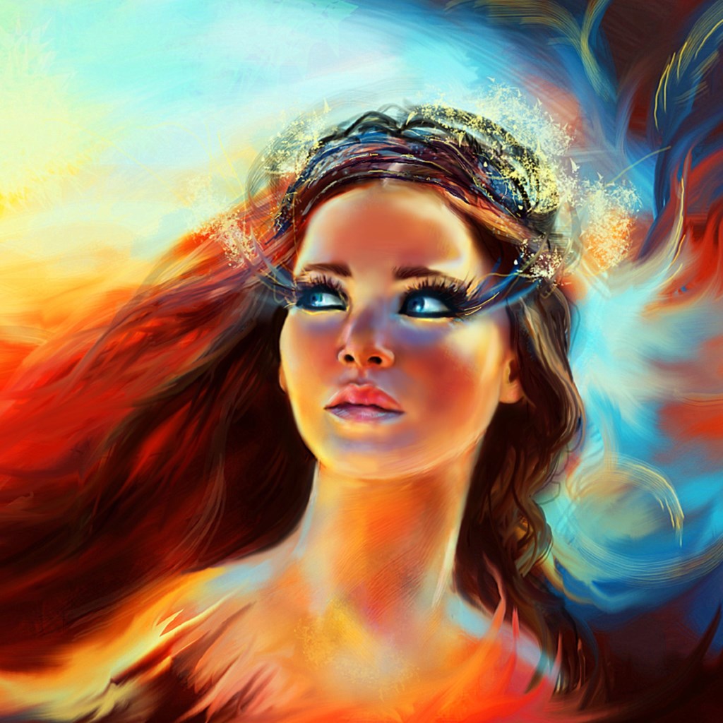 Katniss Everdeen from Catching fire wallpaper 1024x1024
